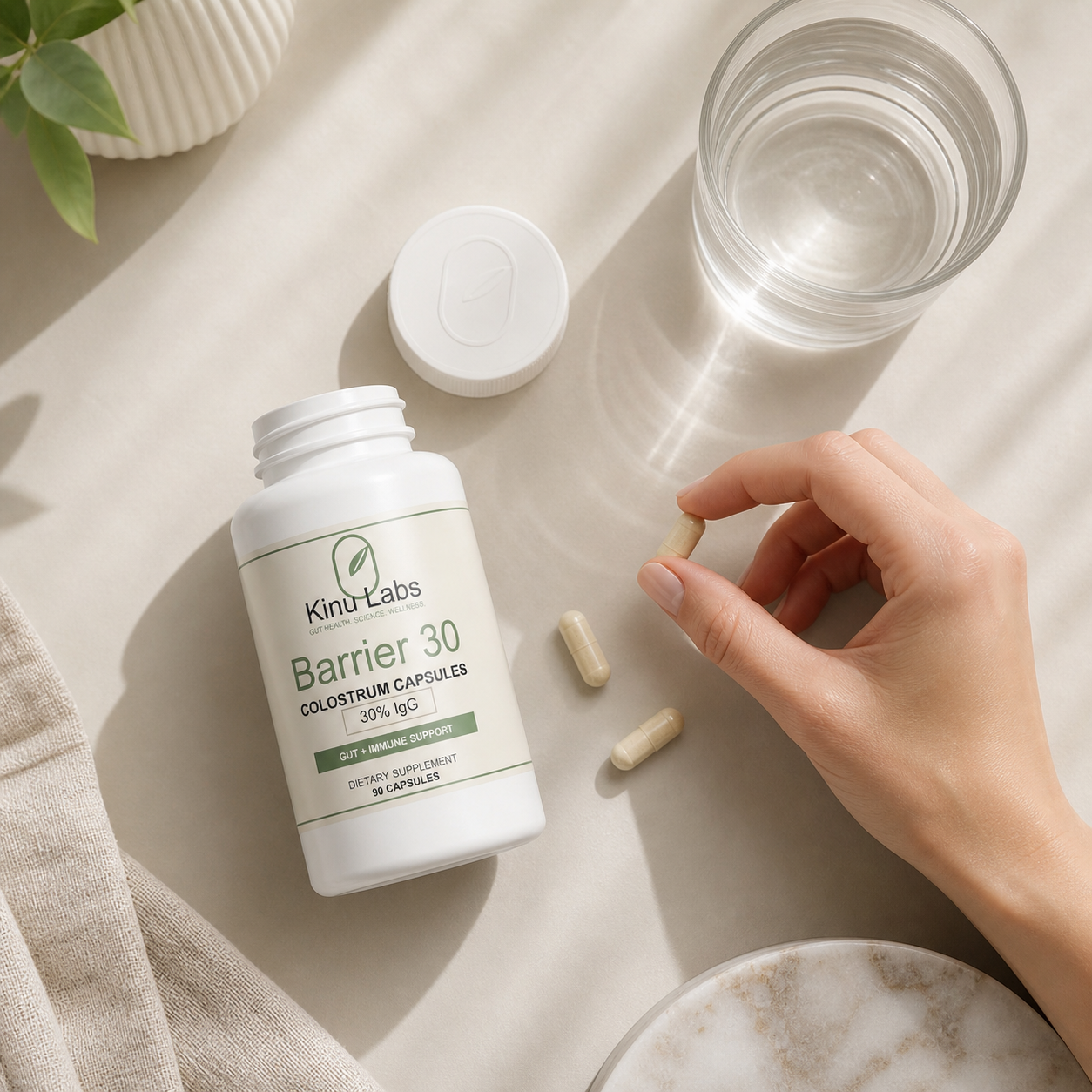 Kinu Labs Barrier 30 Colostrum Capsules